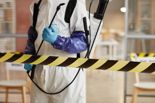 Professional Sewage Cleanup technician working in Stockton, CA